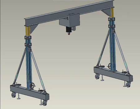 Cleanroom Mini Walking Gantry Cranes