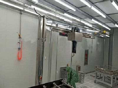 Clean Room Column Jib Crane for Semiconductor Workshop