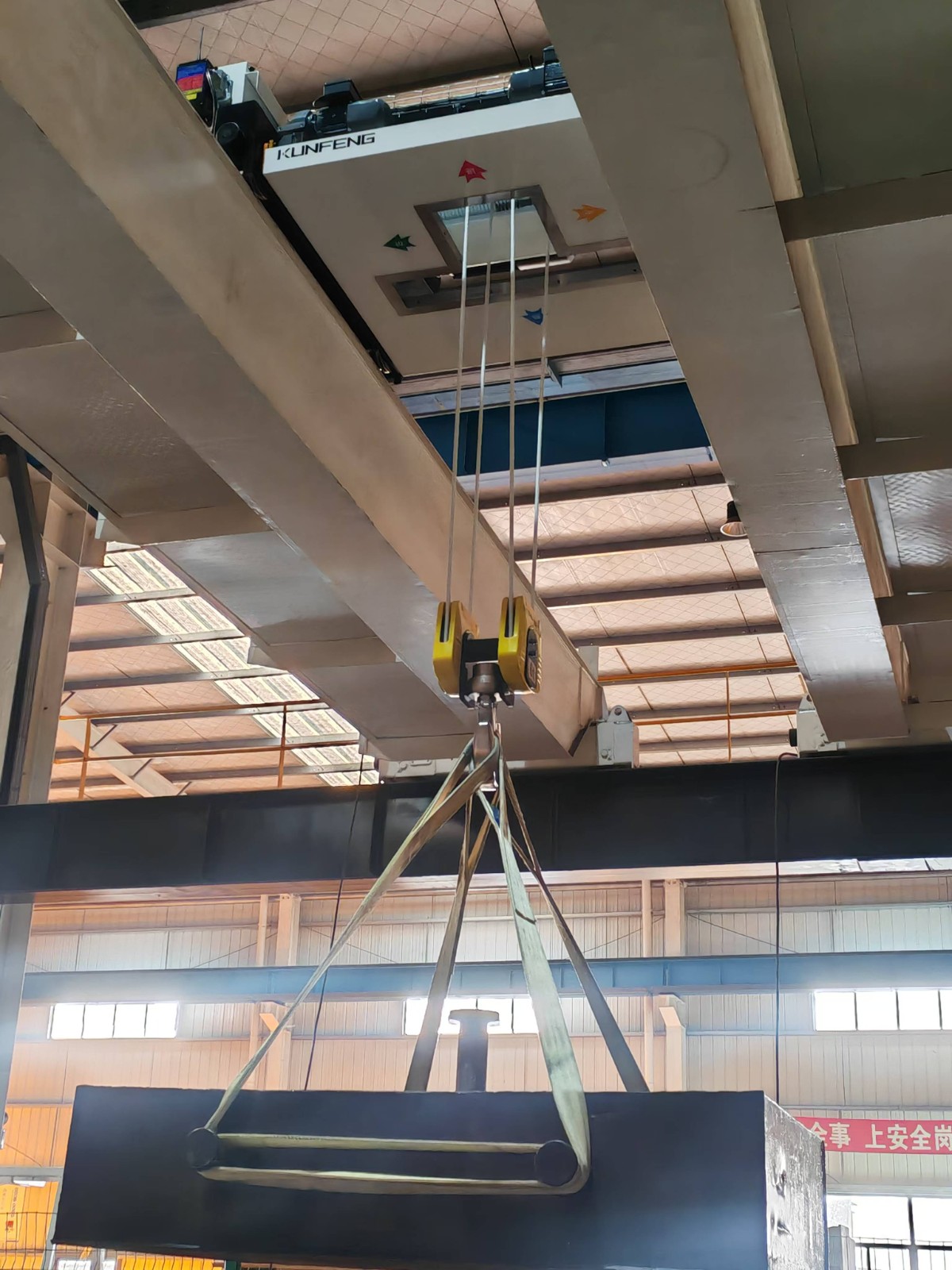 Electric fibre rope hoist crane