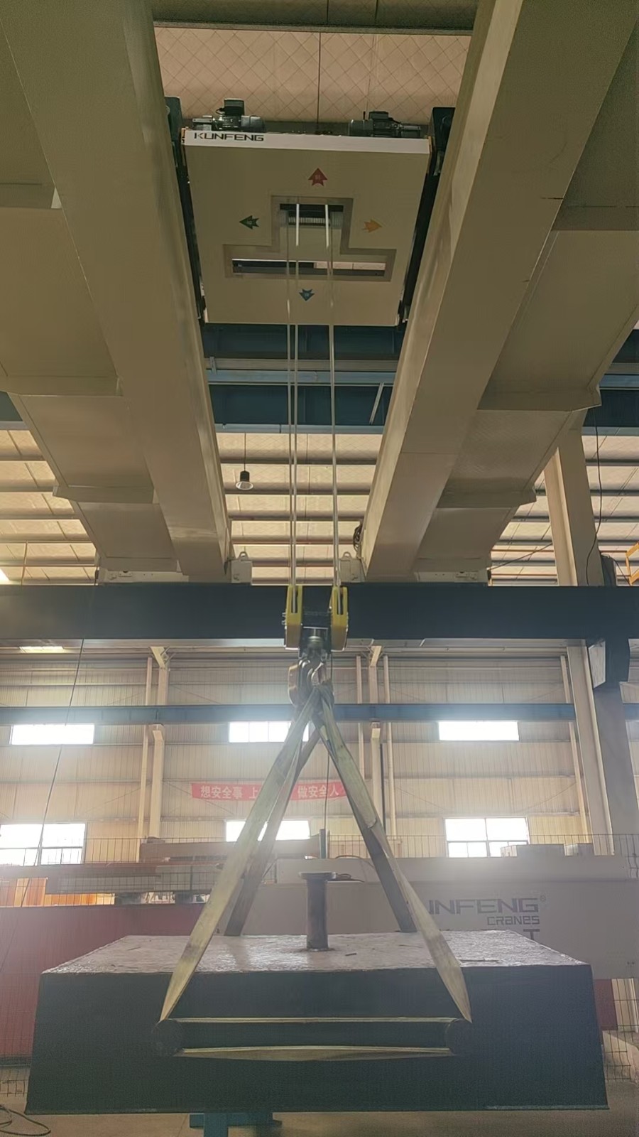 Electric fibre rope hoist crane