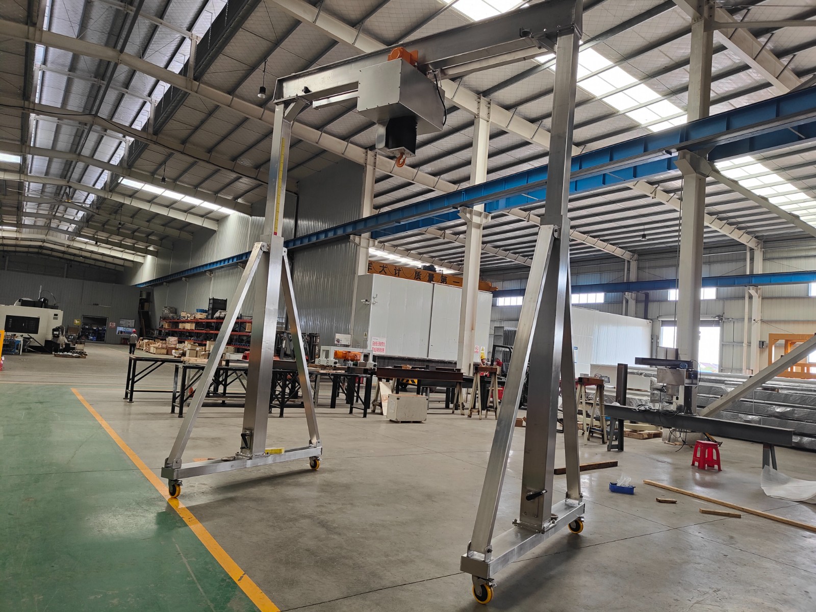 Stainless steel gantry crane